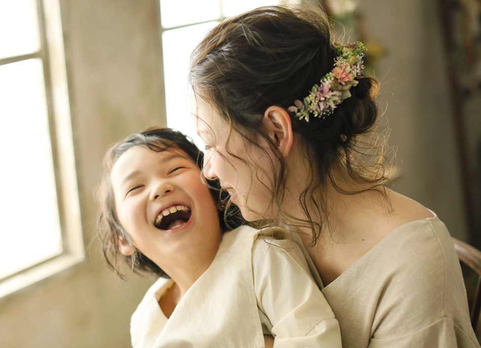 ママのヘアアレンジもおまかせ