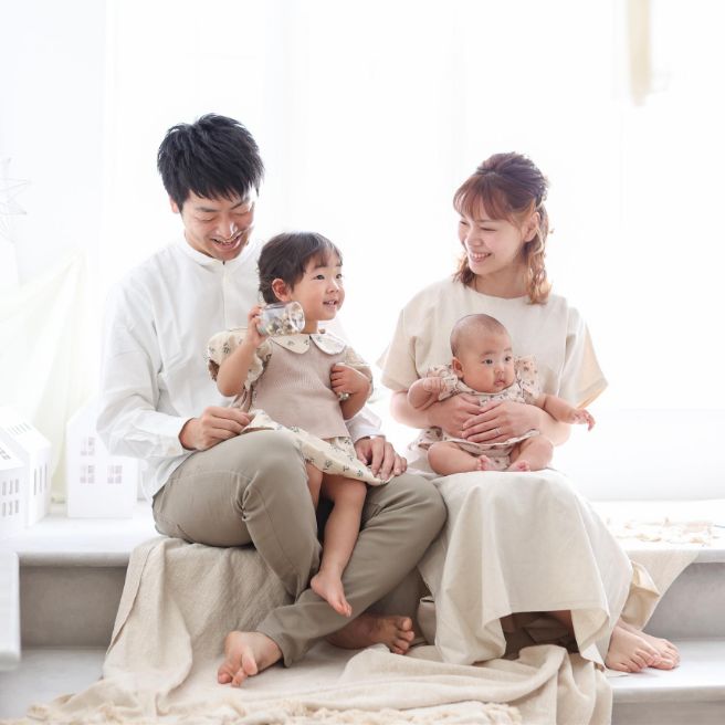 フォトメゾンtoctocの入園・入学・卒業撮影 ごきょうだい＆親子コーディネート