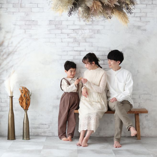 フォトメゾンtoctocの入園・入学・卒業撮影 ごきょうだい＆親子コーディネート